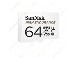 Sandisk 64GB High Endurance UHS-I microSDXC Memory Card with SD Adapter